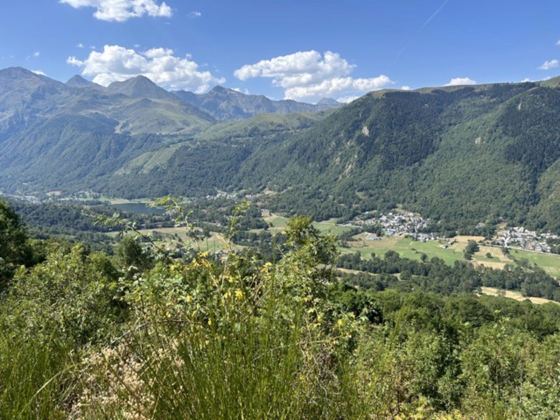 Vue sur la vallée du Louron